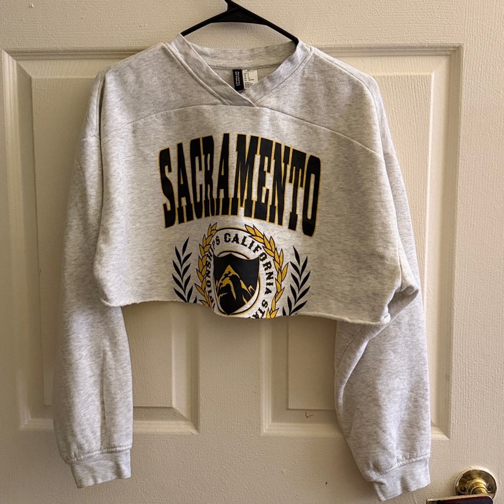 H&M Fleece Crop Top